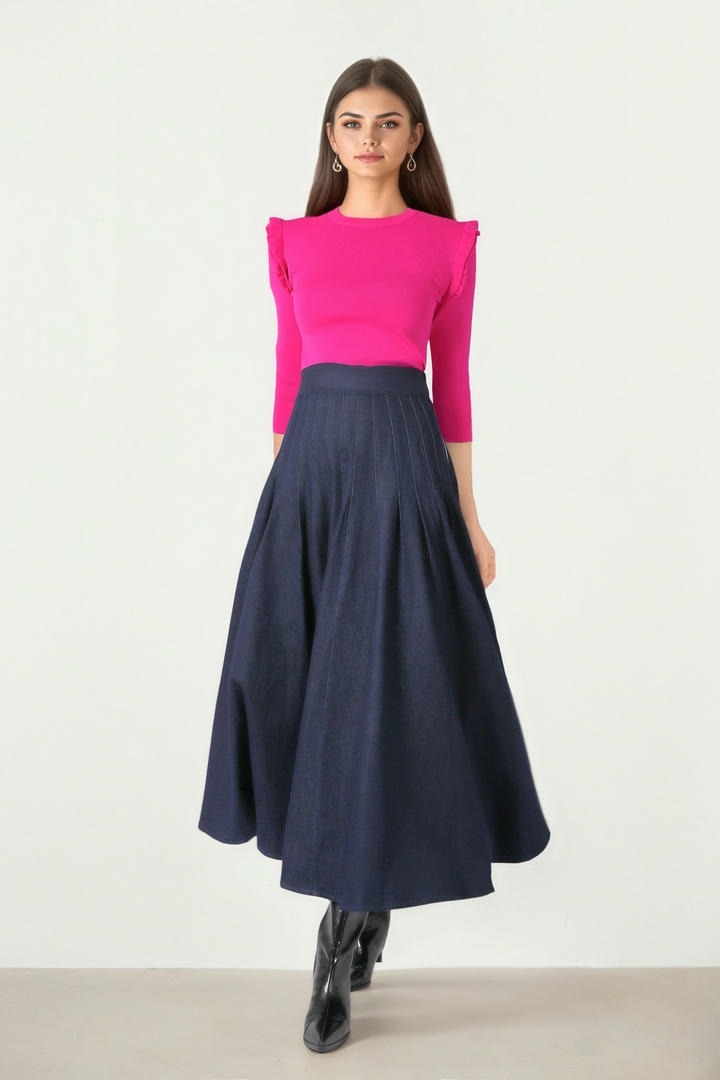 Fuchsia Knit Top