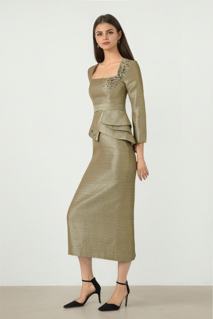 Brocade Structured Top