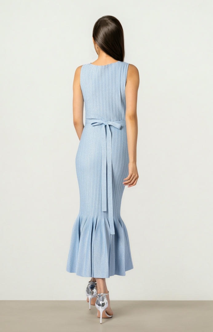 Ruffle Mermaid Knitdress