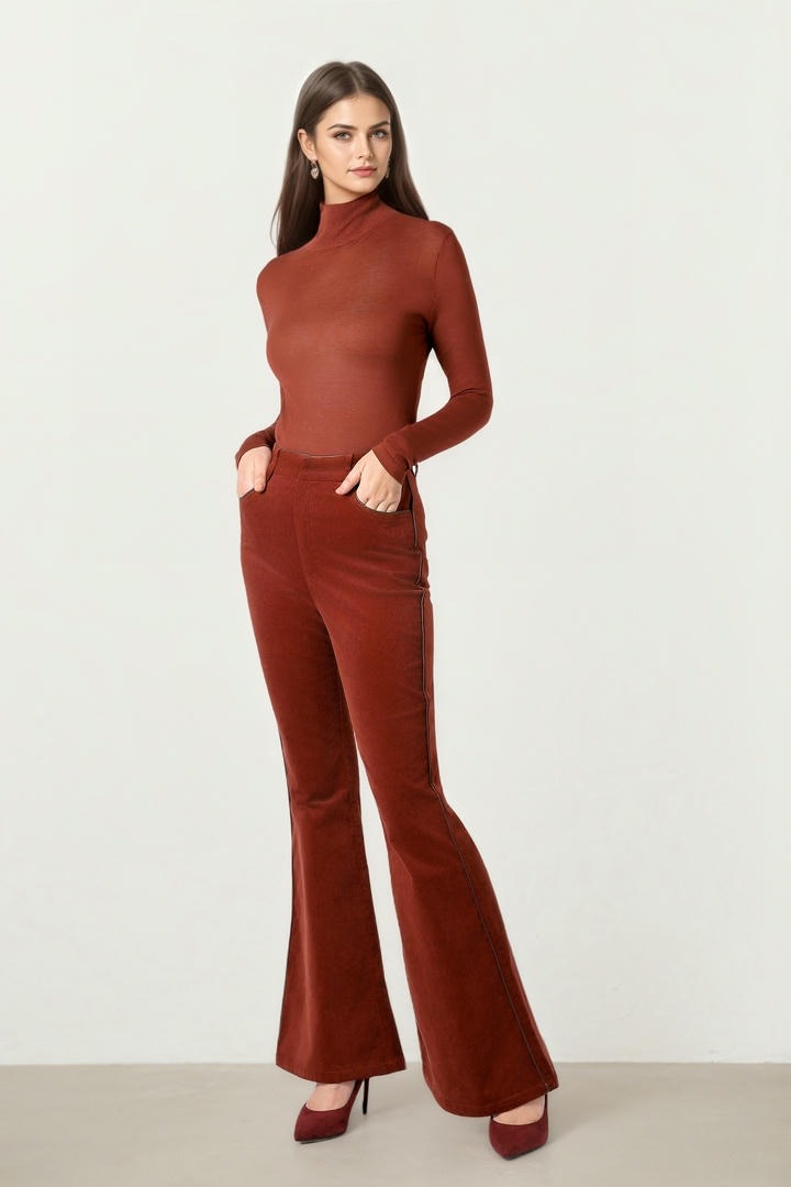 Turtleneck Knit Pullover