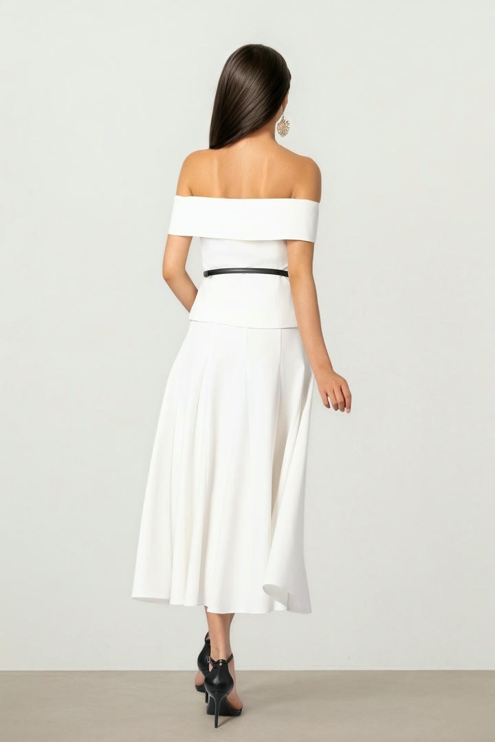 Beaded Midi Skirt