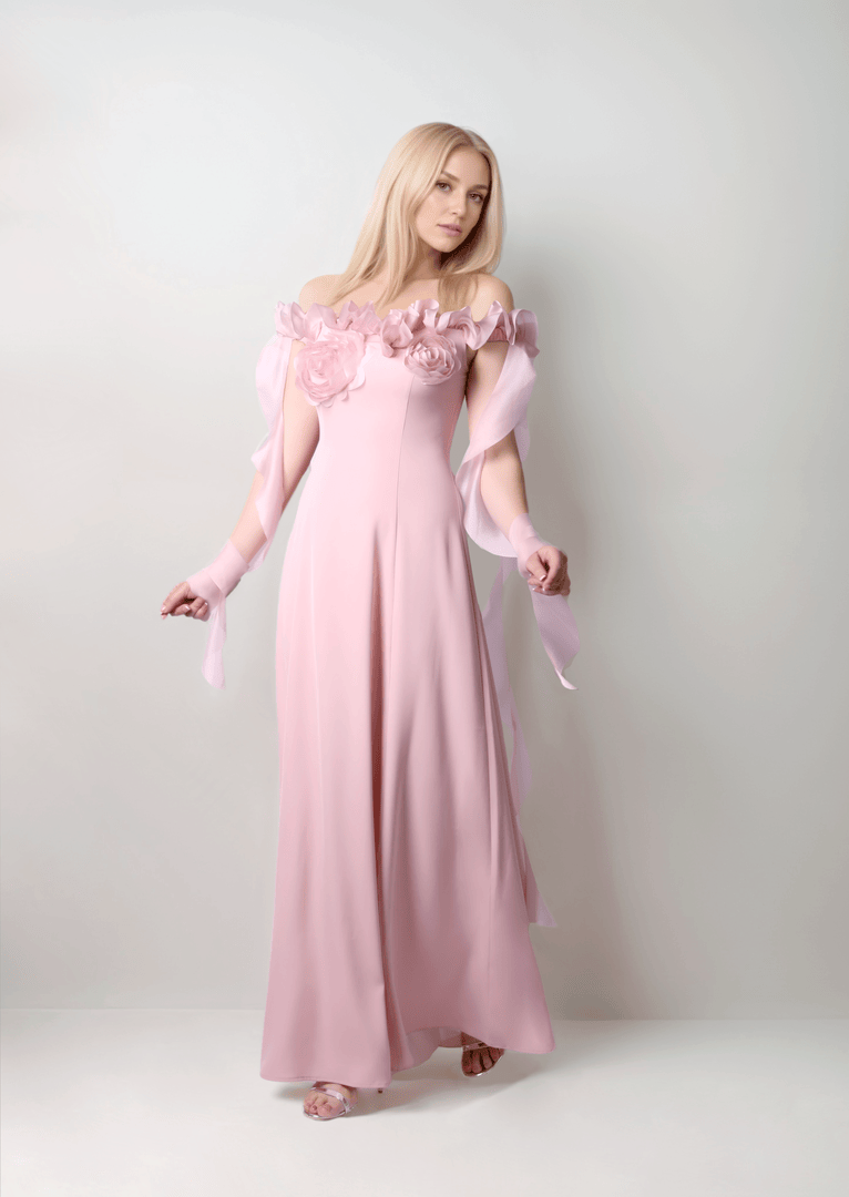 Off-Shoulder Maxi Dress
