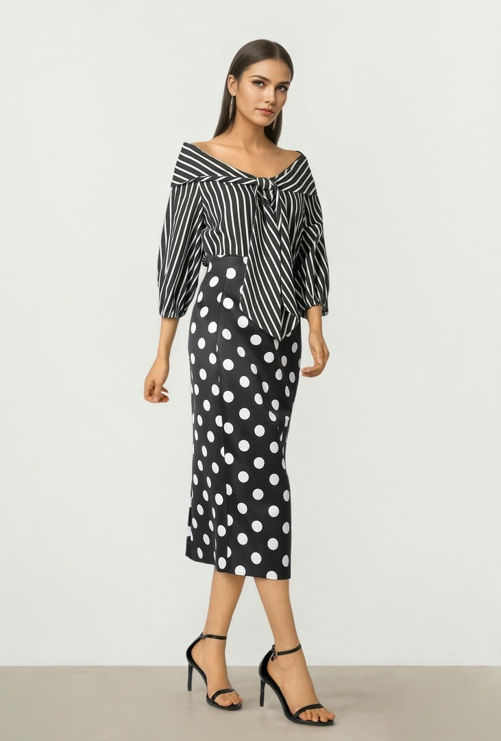 Striped Tie Top