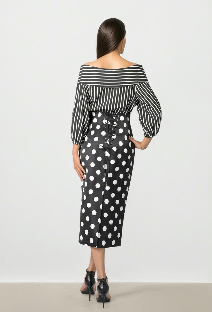 Striped Tie Top