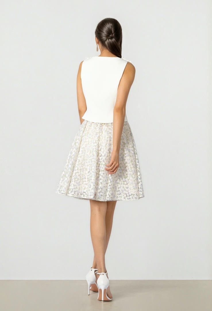 Bow Embellished Top