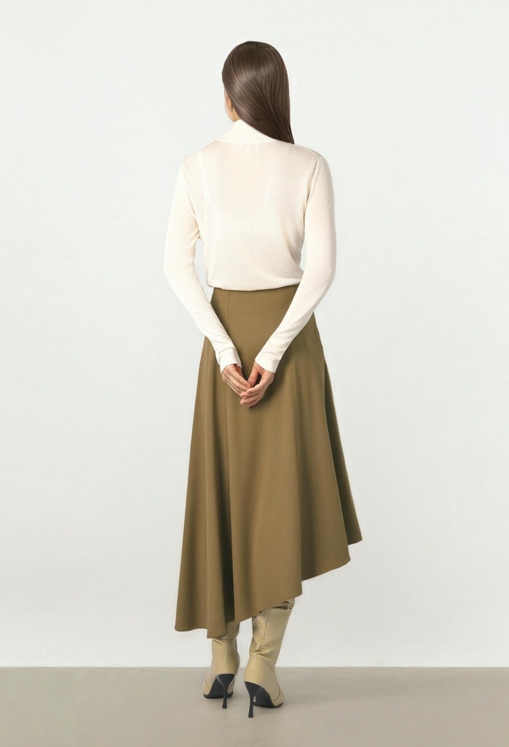 Cream Turtleneck Pullover