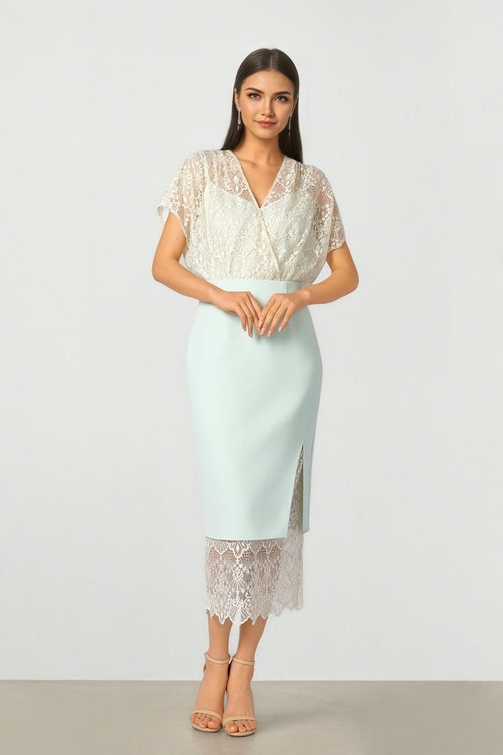 Vneck Lace Top