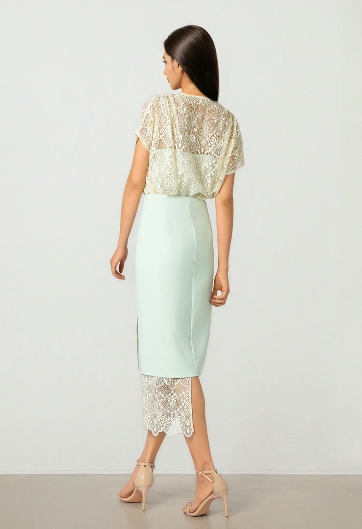 Vneck Lace Top