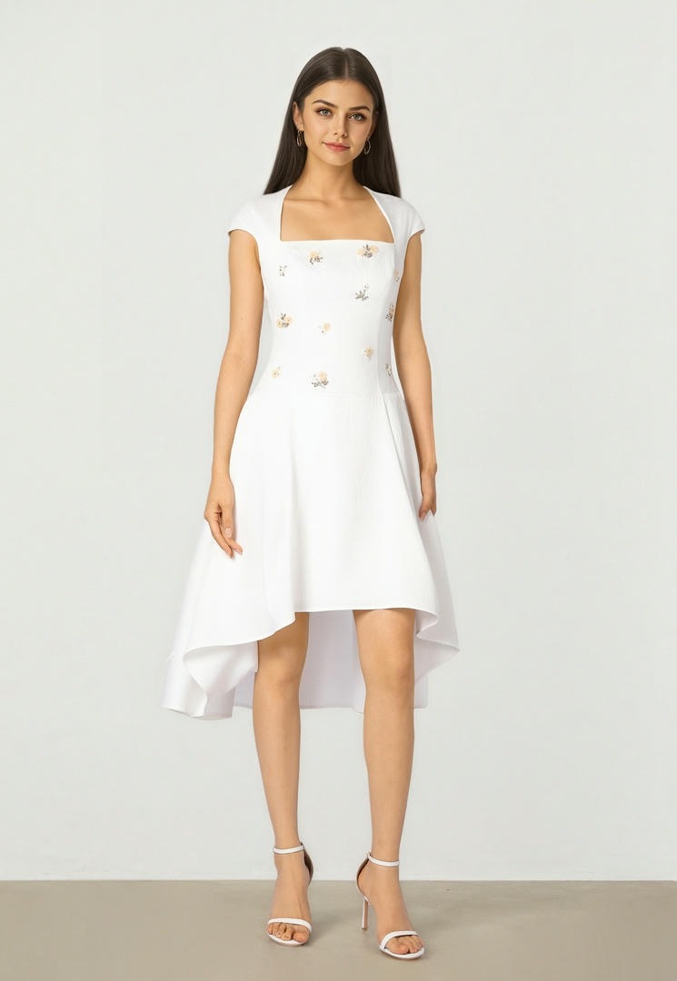 Embellished Short Dress
