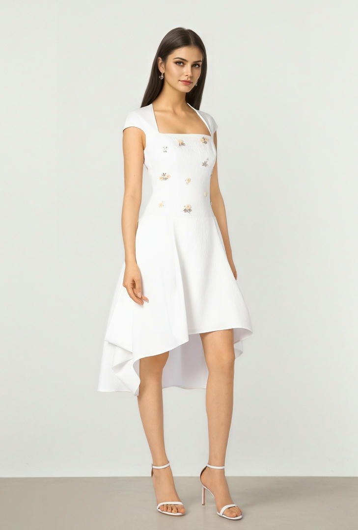 Embellished Short Dress