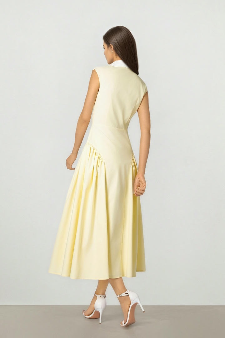 Bow Collar Dress