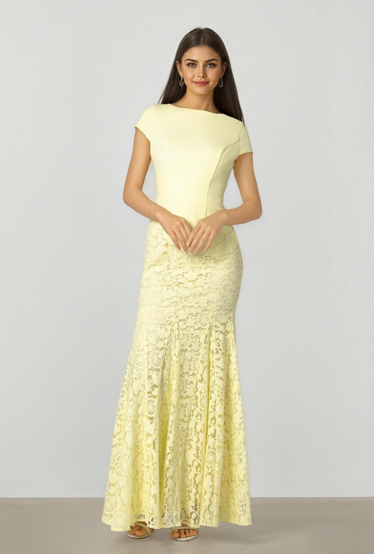 Lace Hem Dress