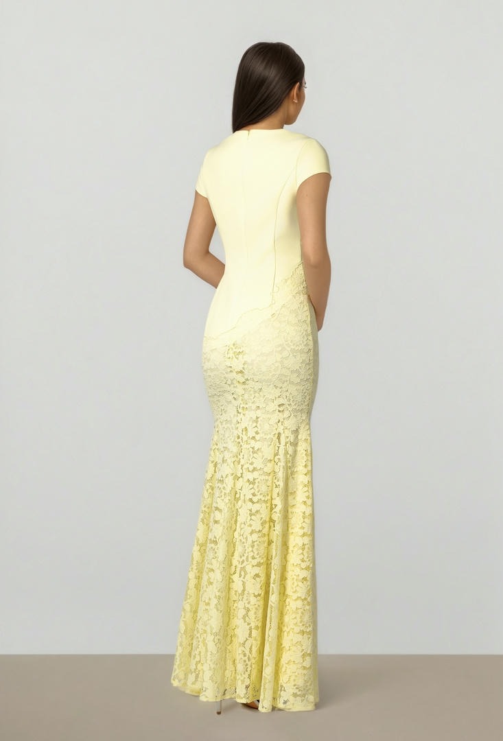 Lace Hem Dress