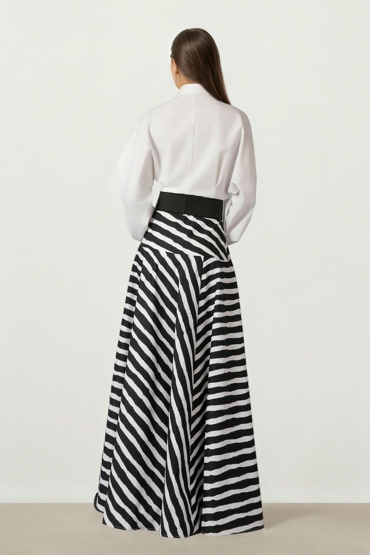 PRINTED LONG SHIRT DRESS