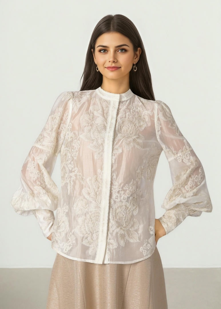Puff Lace Top