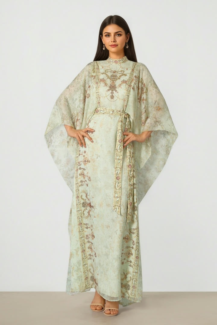 Cape Sleeve Kaftan