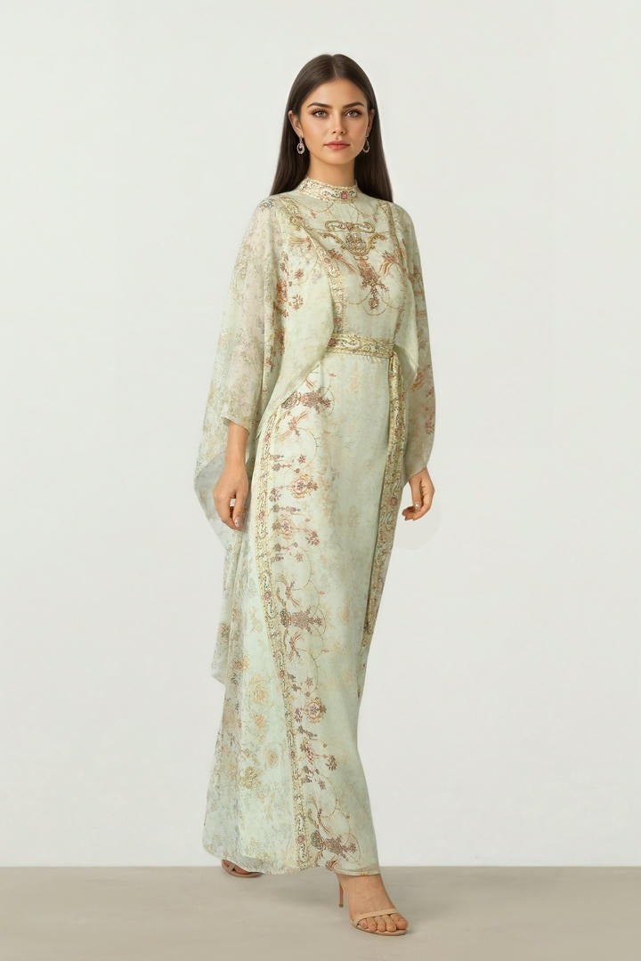 Cape Sleeve Kaftan