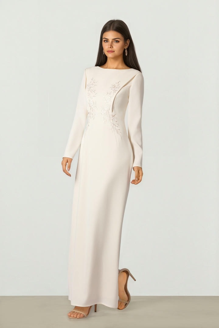 Cape Column Dress
