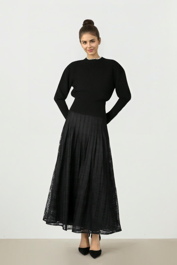 Black Crew Knit