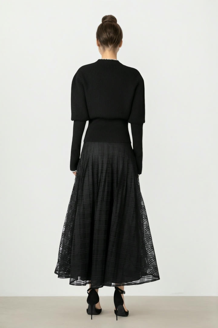 Black Crew Knit