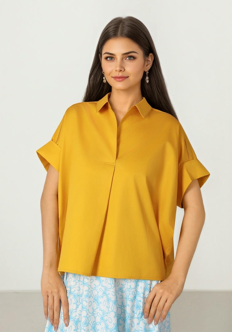 Piped Cotton Top