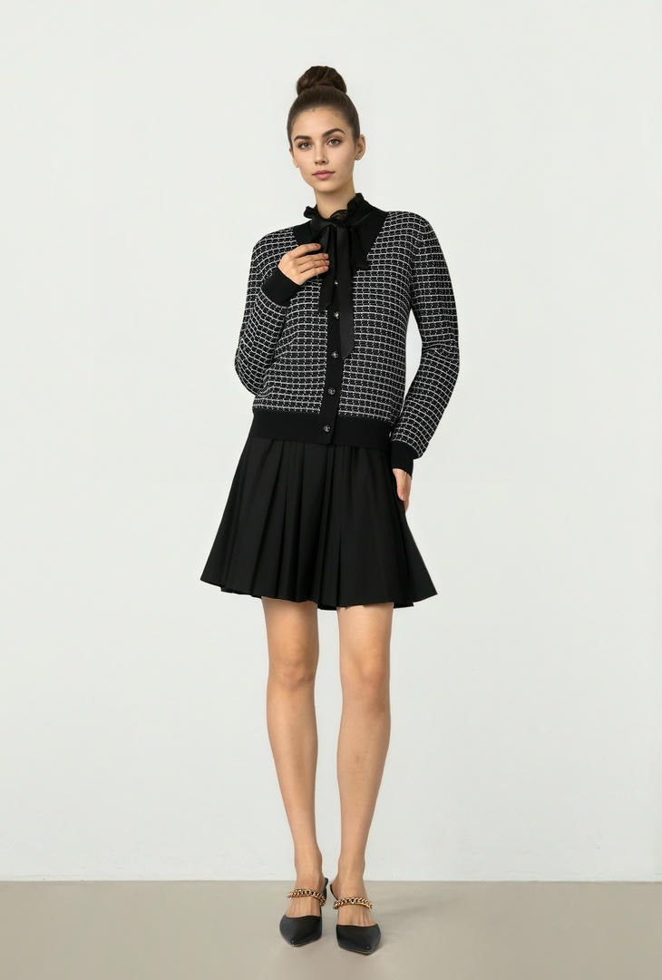 Black Knit Cardigan