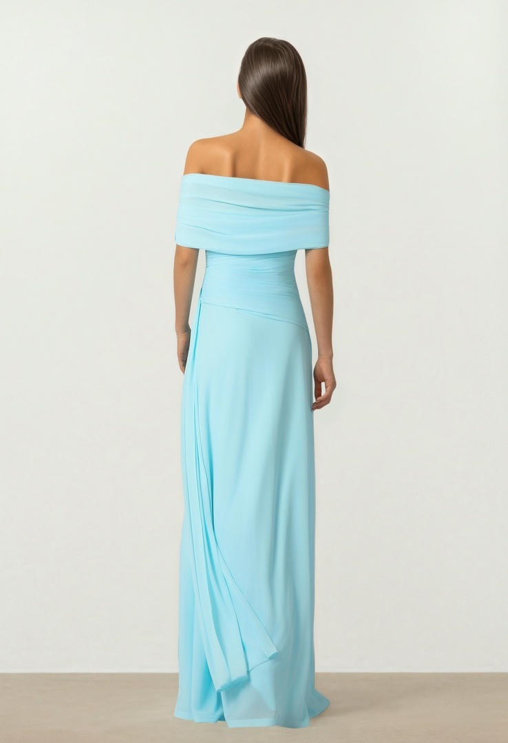 hooded jersey maxi dress XS / 54"