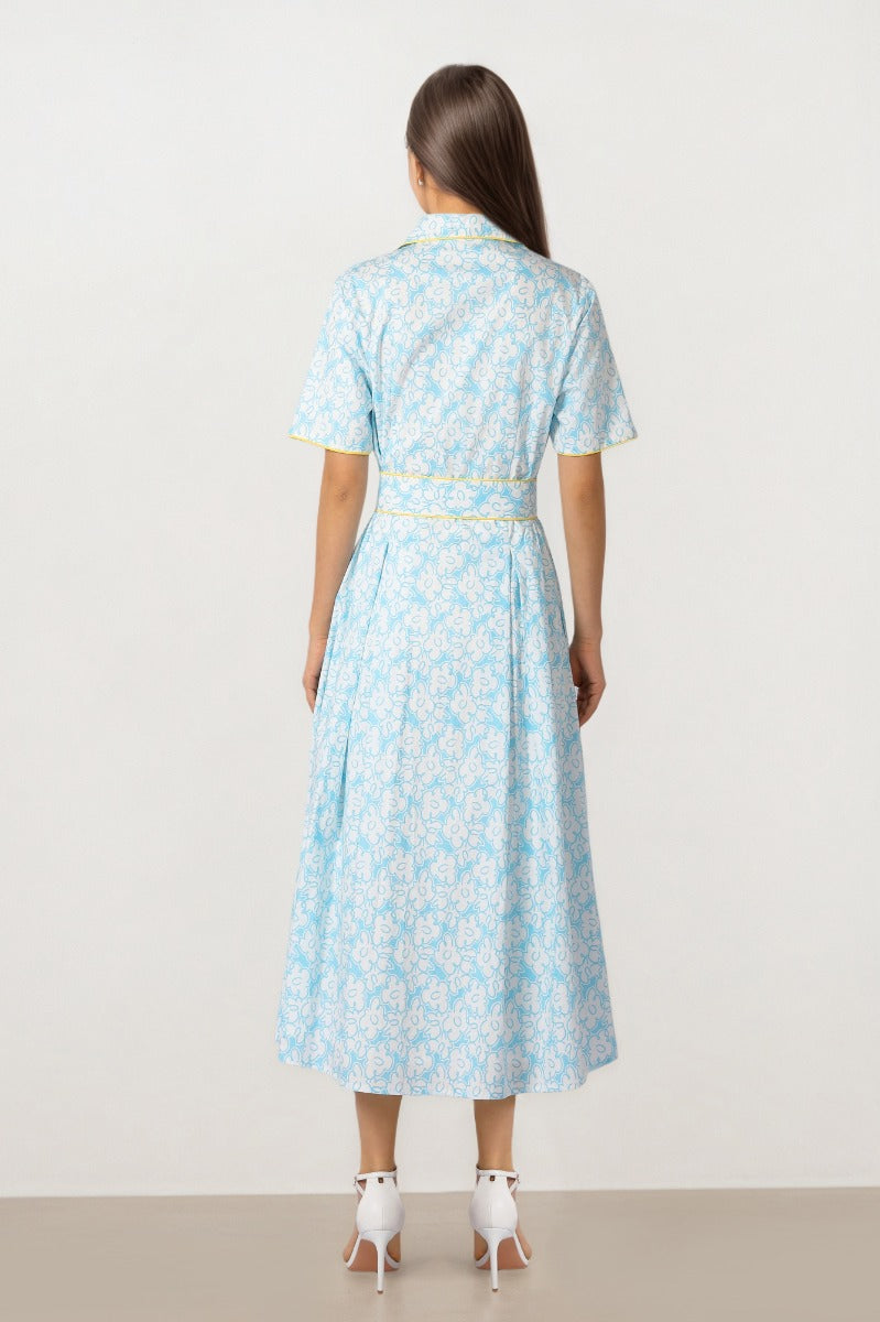 Printed Midi Dress