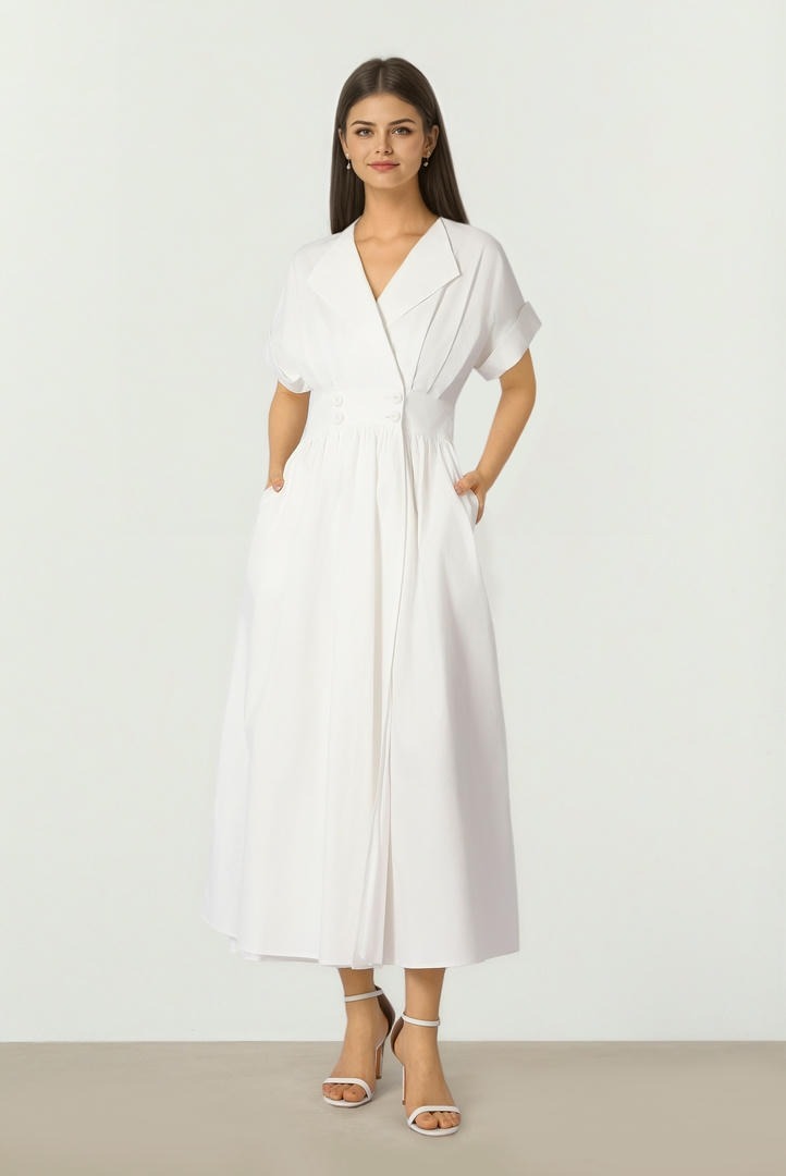 Overlay Wrap Dress
