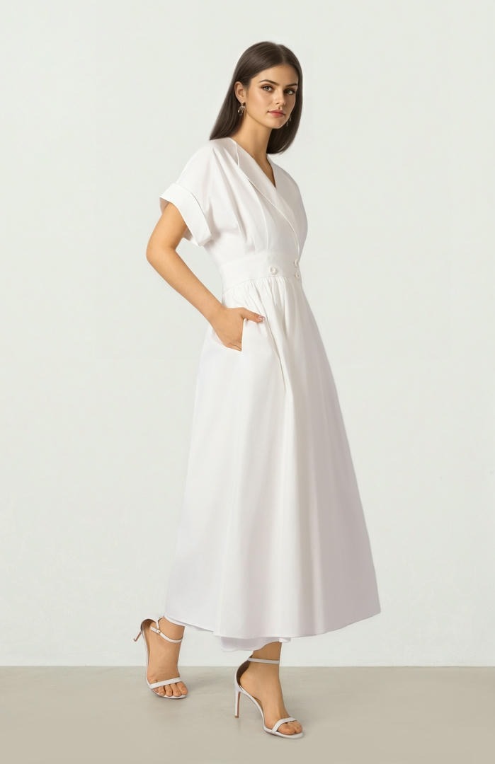 Overlay Wrap Dress