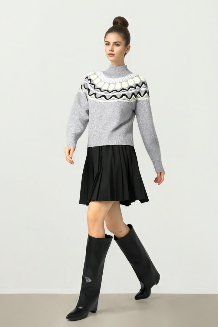 Black Crepe Skirt
