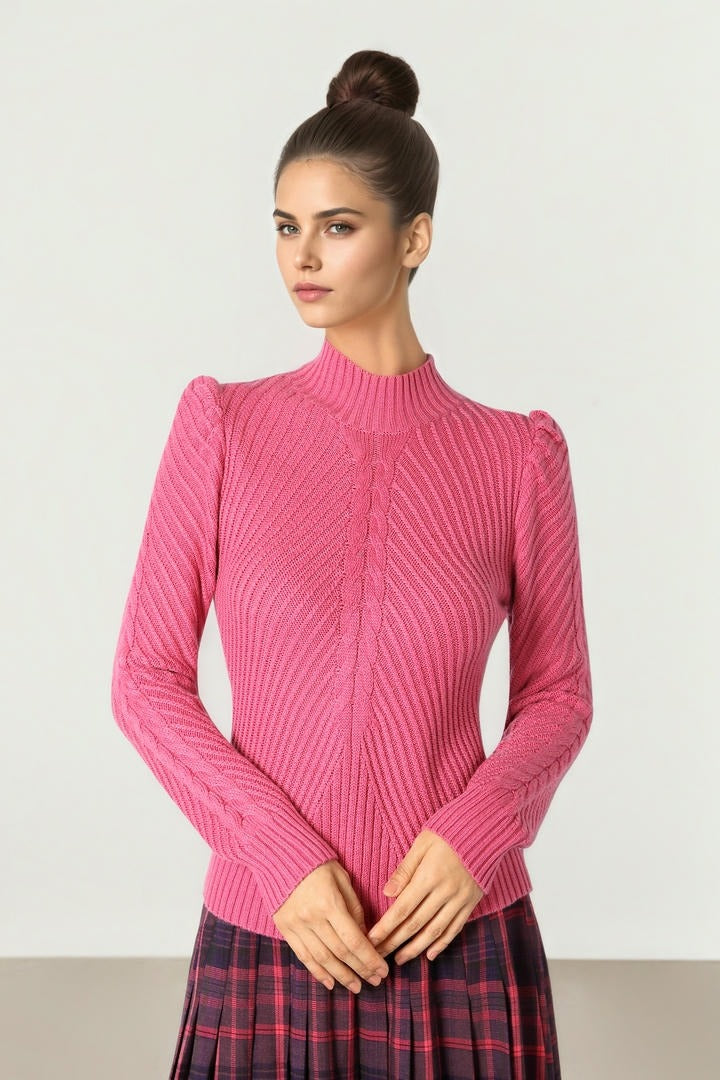 Light Pink Knit Pullover