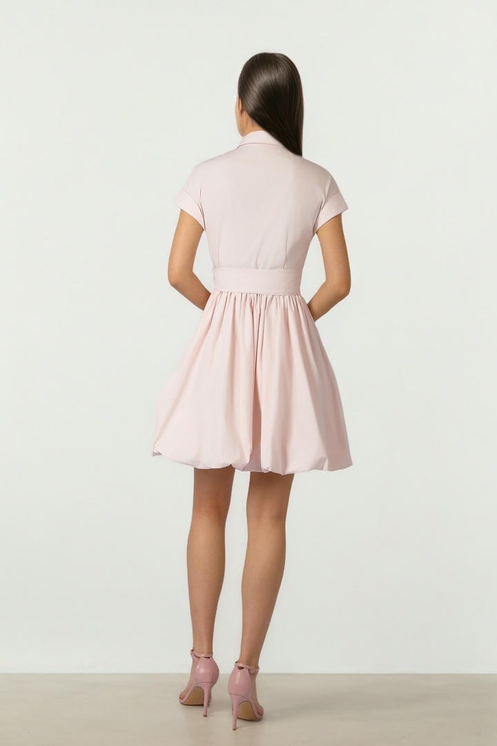 Belted Shirt Dress