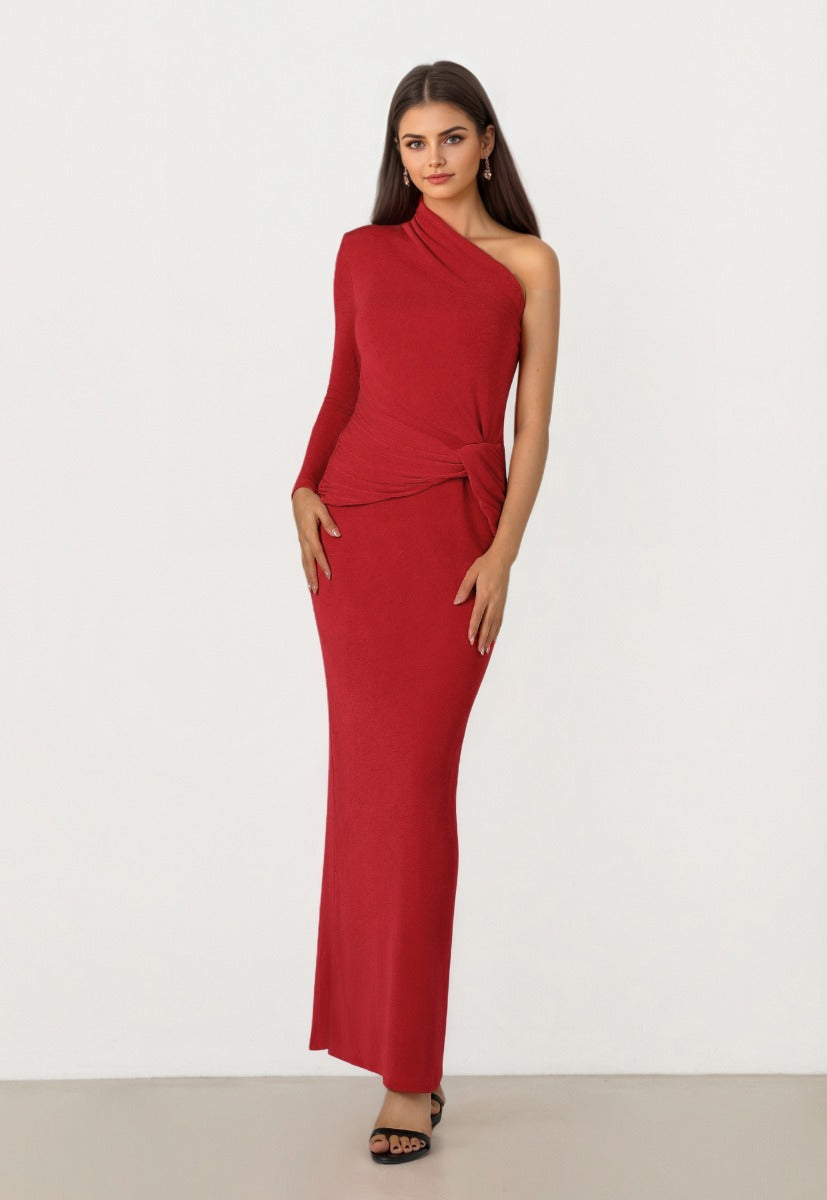 Red Jersey Dress