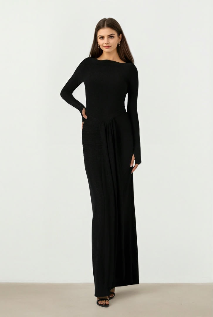 Black Jersey Dress