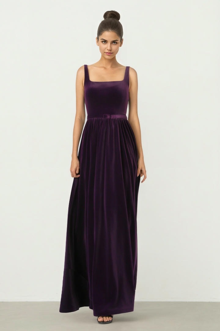 Maxi Plum Dress
