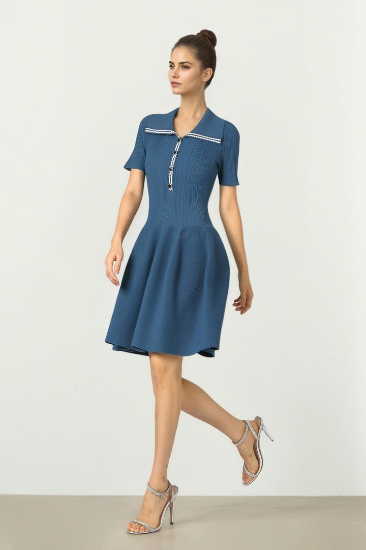 Peplum Short Dress