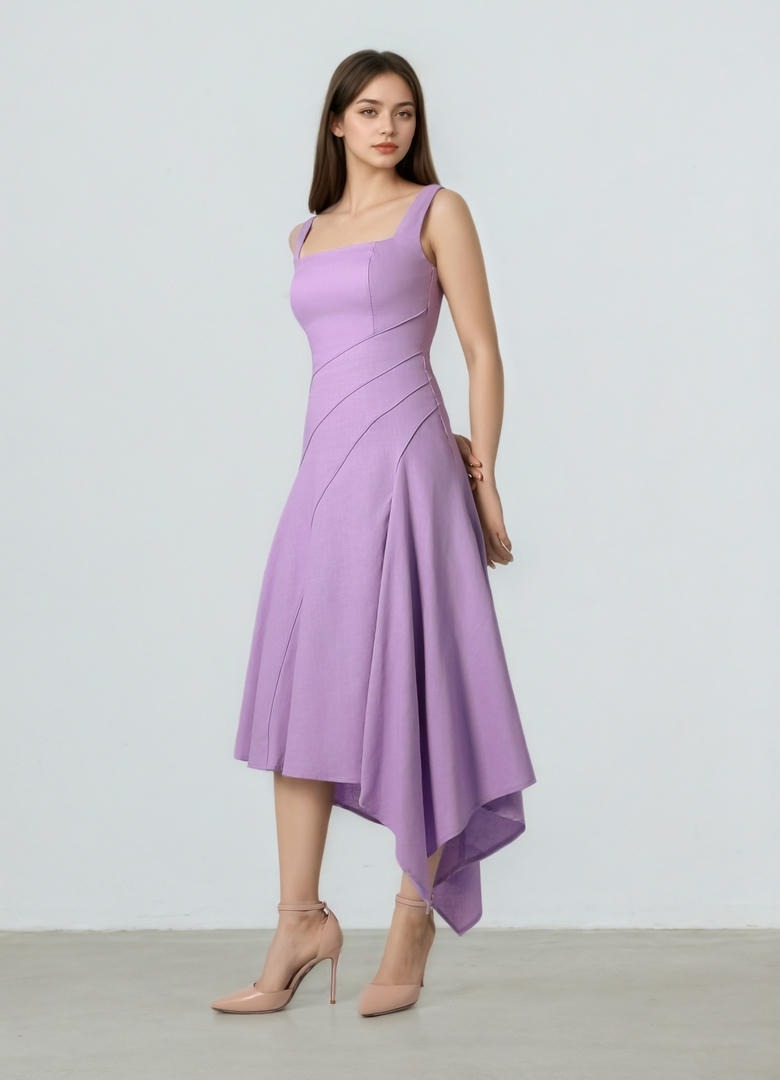 asymmetrical Hem Dress
