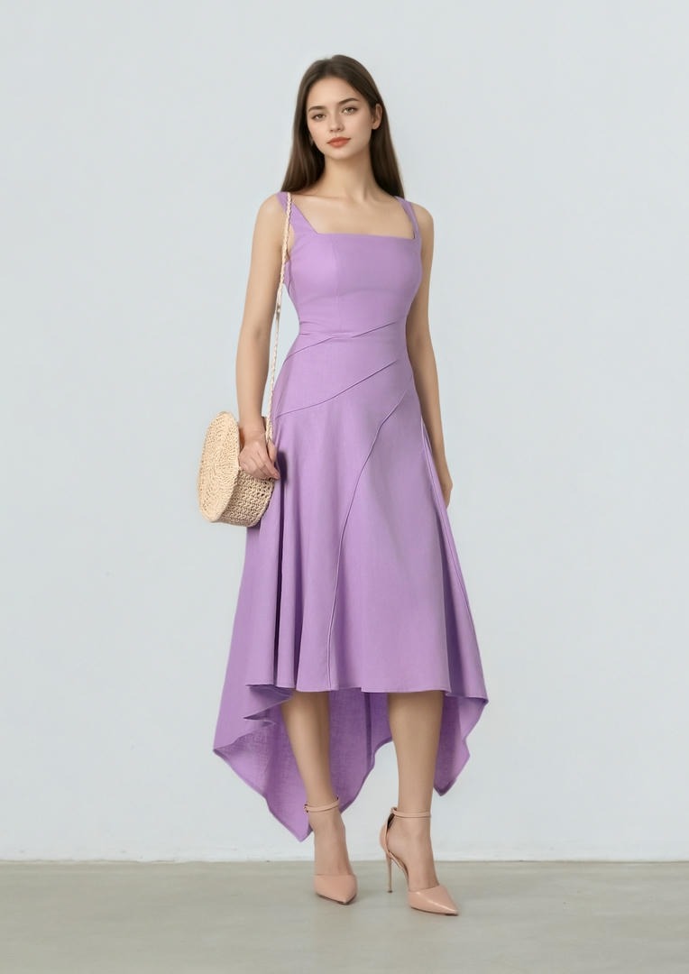 asymmetrical Hem Dress