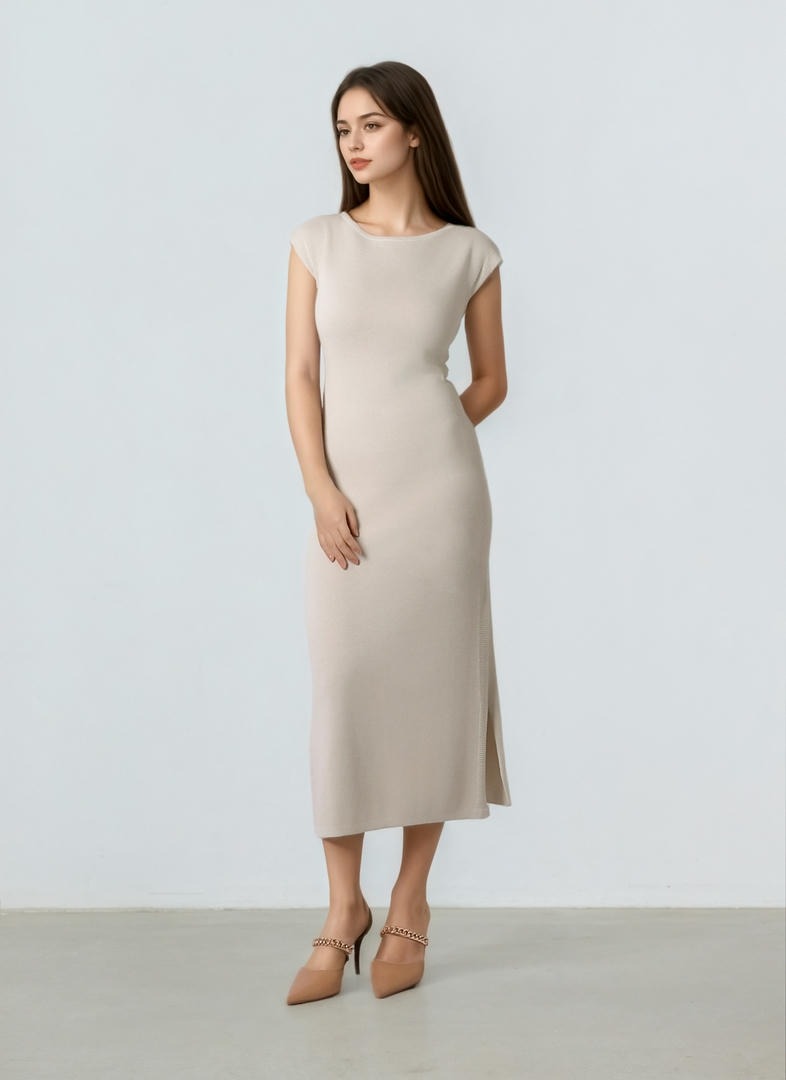 Fitted Knit Dress