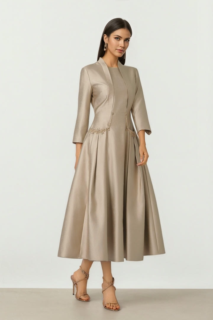 Embellished Midi Dress