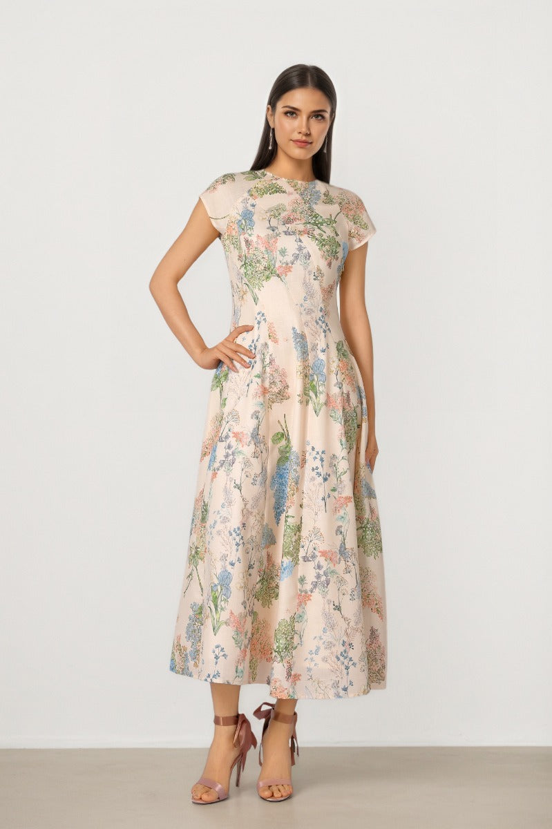 Panel Print Dress