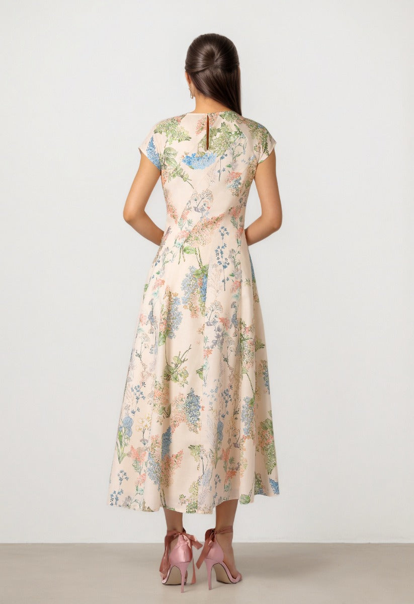 Panel Print Dress