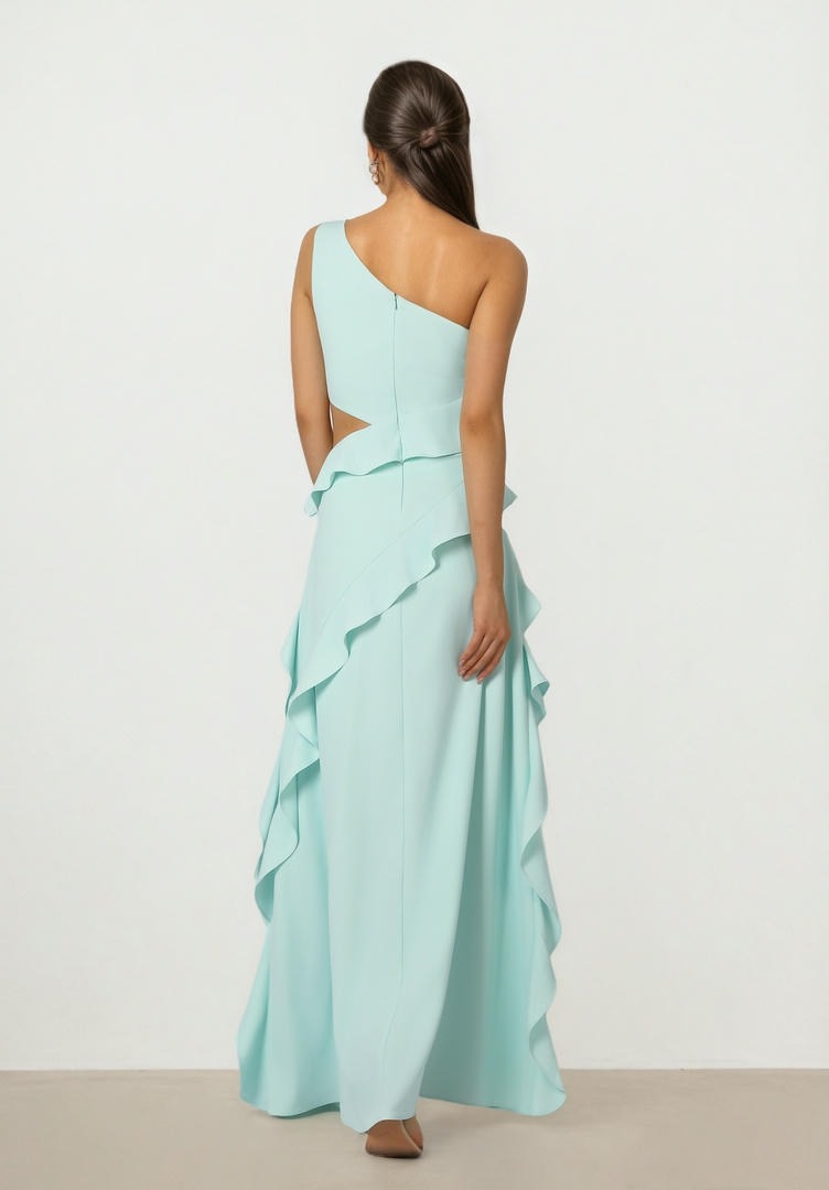 Crepe Maxi Dress