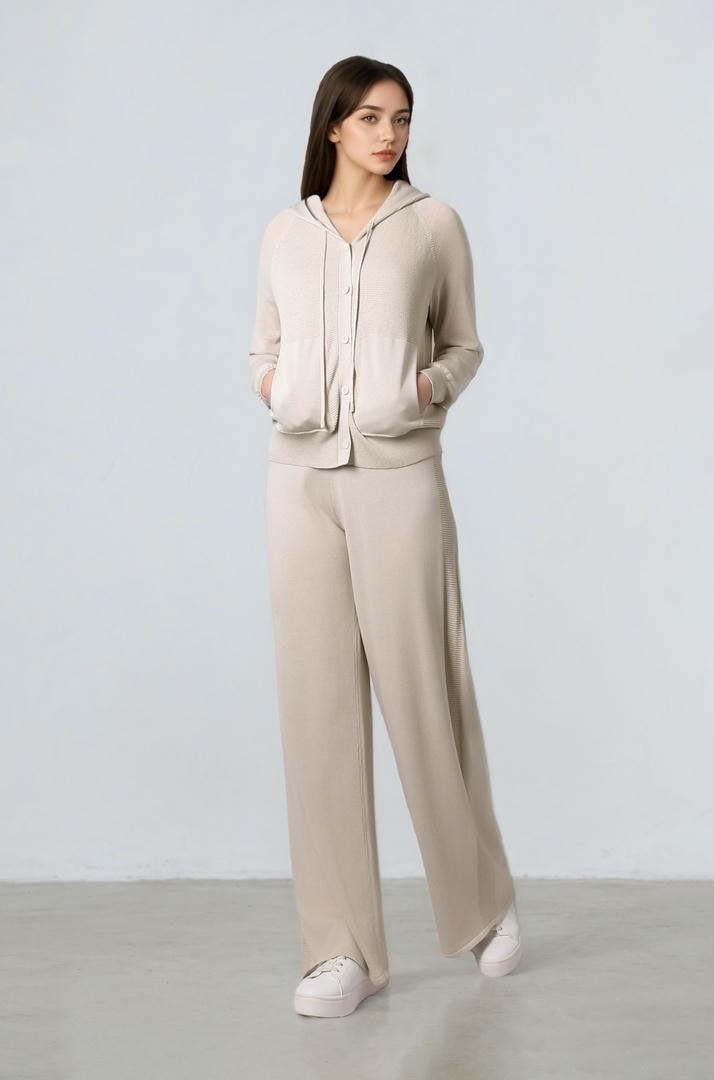 Urban Comfort Knitted Hoodie