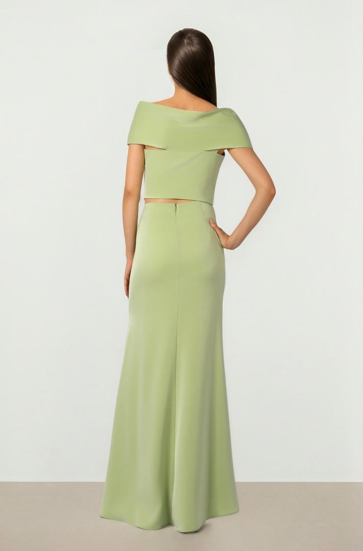 Twist Waist Maxi Skirt