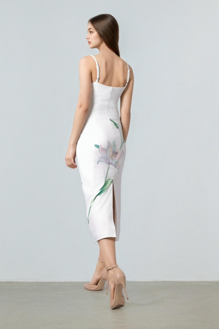 Floral prints Jersey Dress