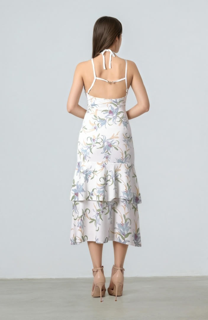 tiered hem Knit Dress
