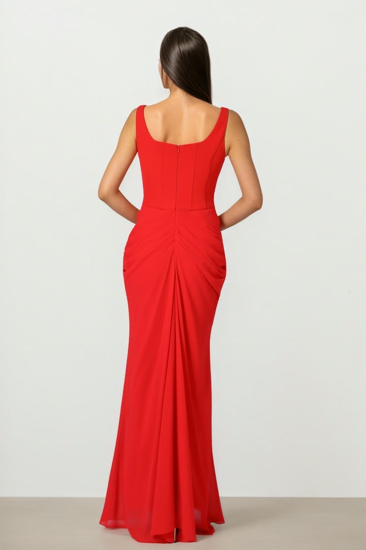 Pleated Maxi Dress