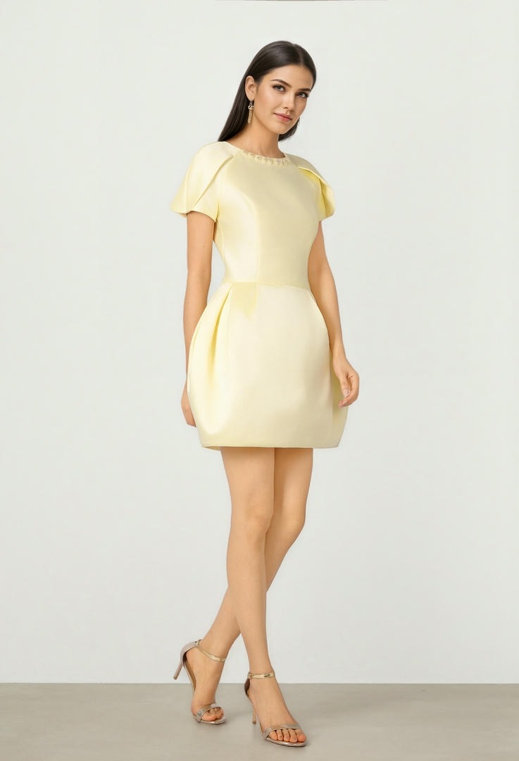 Peplum Mini Dress